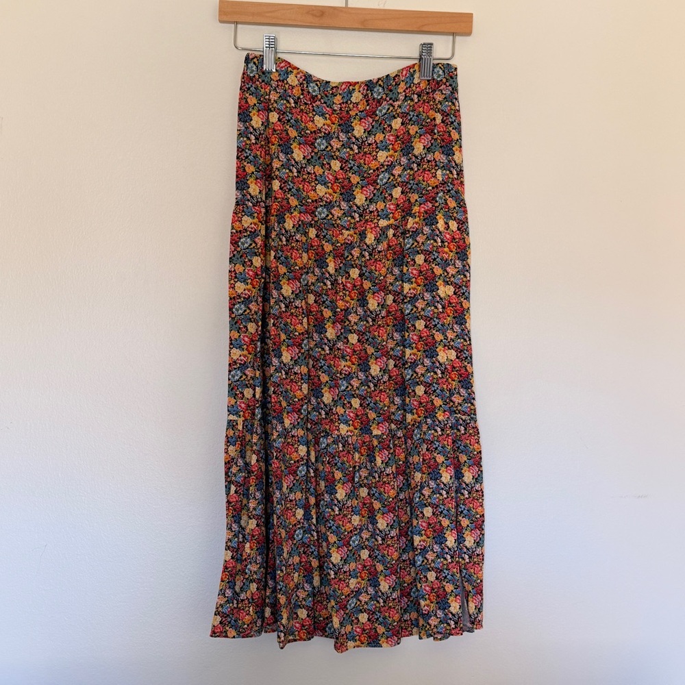 Sezane Floral Tammie skirt